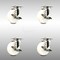 Service Caster 4 Inch 316SS Nylon Wheel Swivel Top Plate Caster Set with Brake SCC-SS31620S414-NYS-TLB-4 - alternate 1